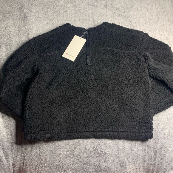 Lululemon Wool Whenever Crew NWT Black Size 10 - Picture 11 of 16